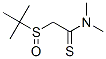 Ethanethioamide,  2-[(1,1-dimethylethyl)sulfinyl]-N,N-dimethyl- Structure