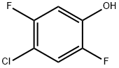 페놀,4-클로로-2,5-디플루오로- 구조식 이미지