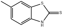 6-Methyl-2-mercaptobenzothiazole Structure