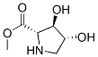 L-프롤린,3,4-디히드록시-,메틸에스테르,(3R,4R)-(9CI) 구조식 이미지