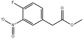 METHYL 2-(4-FLUORO-3-NITROPHENYL)ACETATE Structure