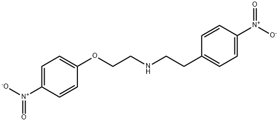 4-Nitro-N-[2-(4-nitrophenoxy)ethyl]benzeneethanamine 구조식 이미지