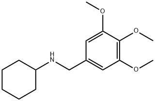 N-(3,4,5-trimethoxybenzyl)cyclohexanamine Structure