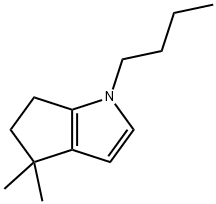 시클로펜타[b]피롤,1-부틸-1,4,5,6-테트라히드로-4,4-디메틸-(9CI) 구조식 이미지