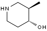 trans-4-Hydroxy-3-methylpiperidine 구조식 이미지