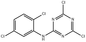 4,6-디클로로-N-(2,5-디클로로페닐)-1,3,5-트리아진-2-아민 구조식 이미지