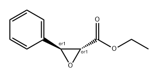 옥시란카르복실산,3-페닐-,에틸에스테르,트랜스- 구조식 이미지