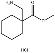 METHYL 1-AMINOMETHYL-CYCLOHEXANECARBOXYLATE HCL
 Structure