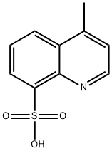 8-Quinolinesulfonic  acid,  4-methyl- Structure