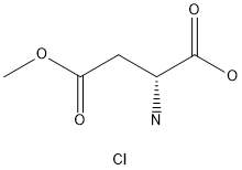 4-methyl hydrogen D-aspartate hydrochloride Structure