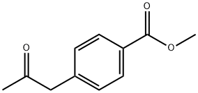 4-(2-OXO-PROPYL)-BENZOIC ACID METHYL ESTER Structure