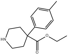 4-(4-METHYLPHENYL)-4-PIPERIDINECARBOXYLIC ACID ETHYL ESTER 구조식 이미지