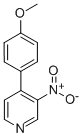 3-NITRO-4-(4'-METHOXYPHENYL) PYRIDINE Structure