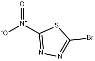 2-Bromo-5-nitro-1,3,4-thiadiazole Structure