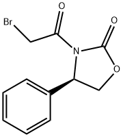 (4R)-3-(2-Bromoacetyl)-4-phenyl-1,3-oxazolidin-2-one Structure