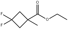 ethyl 3,3-difluoro-1-methylcyclobutane-1-carboxylate Structure