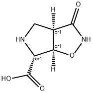 3-HYDROXY-4,5,6,6A-TETRAHYDRO-3AH-PYRROLO[3,4-D]ISOXAZOLE-6-CARBOXYLIC ACID Structure