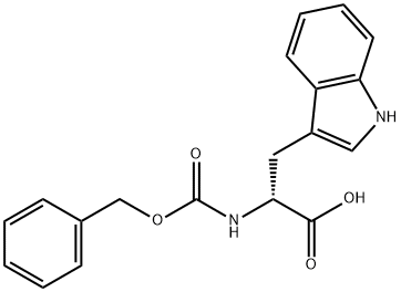 N-Cbz-D-Tryptophan Structure