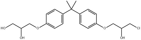 BISPHENOL A-(3-CHLORO-2-HYDROXYPROPYL)-& 구조식 이미지