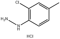 2-CHLORO-4-METHYLPHENYLHYDRAZINE HYDROCHLORIDE 구조식 이미지