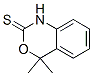 1,4-Dihydro-4,4-dimethyl-2H-3,1-benzoxazine-2-thione Structure