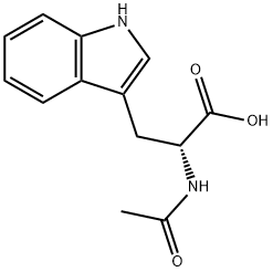 N-ACETYL-D-TRYPTOPHAN 구조식 이미지