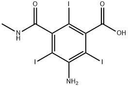 5-Amino-2,4,6-triiodo-N-methylisophthalamic Acid 구조식 이미지