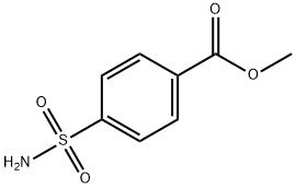 methyl 4-sulphamoylbenzoate 구조식 이미지
