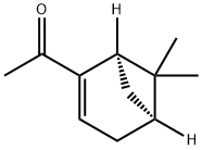 Ethanone, 1-[(1R,5S)-6,6-dimethylbicyclo[3.1.1]hept-2-en-2-yl]- (9CI) 구조식 이미지