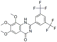 4(1H)-Quinazolinone,  2-[3,5-bis(trifluoromethyl)phenyl]-6,7,8-trimethoxy-  (9CI) Structure