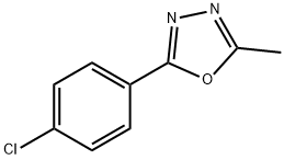2- (4-хлорфенил) -5-метил-1,3,4-оксадиазол структурированное изображение