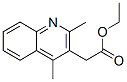 ETHYL 2-(2,4-DIMETHYLQUINOLIN-3-YL)ACETATE Structure