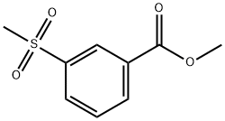 Methyl 3-(Methylsulfonyl)benzoate 구조식 이미지