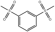 1,3-Bis(methylsulphonyl)benzene 구조식 이미지