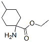 Cyclohexanecarboxylic acid, 1-amino-4-methyl-, ethyl ester (9CI) Structure