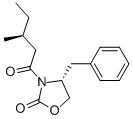(3S,4R)-4-BENZYL-3-(3-METHYLPENTANOYL)-OXAZOLIDIN-2-ONE 구조식 이미지