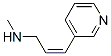 2-Propen-1-amine,N-methyl-3-(3-pyridinyl)-,(2Z)-(9CI) Structure