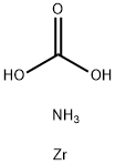 Carbonic acid ammonium zirconium salt Structure