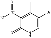 5-BROMO-2-HYDROXY-3-NITRO-4-PICOLINE 구조식 이미지
