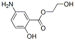 벤조산,5-아미노-2-하이드록시-,2-하이드록시에틸에스테르(9CI) 구조식 이미지