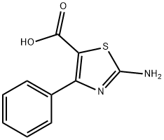 2-아미노-4-페닐티아졸-5-카르복실산 구조식 이미지