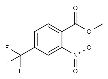 메틸2-니트로-4-(트리플루오로메틸)벤조에이트 구조식 이미지