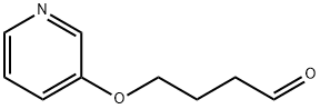 Butanal, 4-(3-pyridinyloxy)- (9CI) Structure