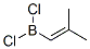 Dichloro(2-methyl-1-propenyl)borane Structure