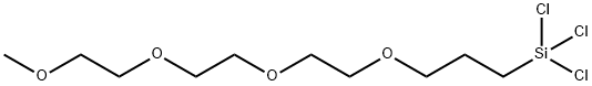 METHOXYTRIETHYLENEOXYPROPYLTRICHLOROSILANE Structure