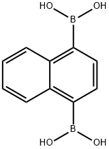 NAPHTHALENE-1,4-DIBORONIC ACID Structure
