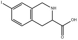 7-IODO-1,2,3,4-TETRAHYDROISOQUINOLINE-3-CARBOXYLIC ACID Structure