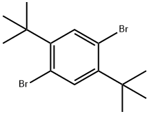벤젠,1,4-디브로모-2,5-비스(1,1-디메틸에틸)- 구조식 이미지