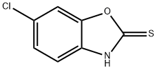 6-Chloro-2-benzoxazolethiol 구조식 이미지