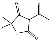 3-Acetyl-5,5-dimethyl-2,4(3H,5H)-furandione 구조식 이미지